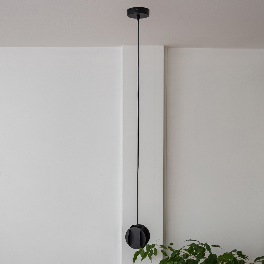 Pendelleuchte an Kabel GAMBIT 1xGU10/10W/230V schwarz