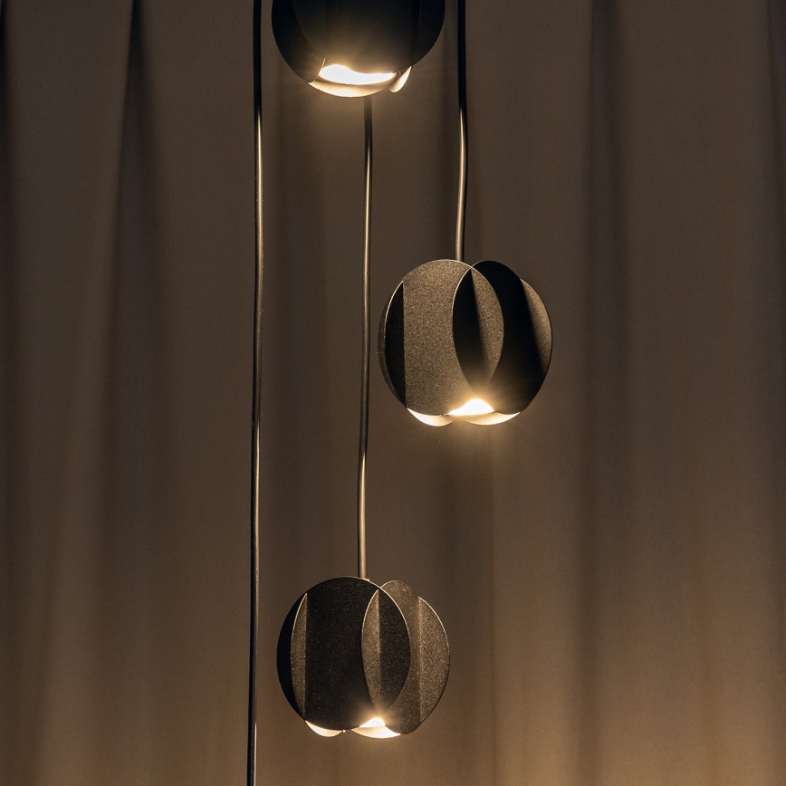 Pendelleuchte an Kabel GAMBIT 4xGU10/10W/230V schwarz