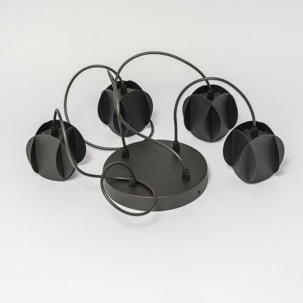 Pendelleuchte an Kabel GAMBIT 4xGU10/10W/230V schwarz