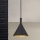 Pendelleuchte an Kabel GUNDA 1xE14/40W/230V Ø 16,5 cm schwarz/gold