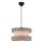 Pendelleuchte an Kabel HALO 1xE27/60W/230V beige/grau