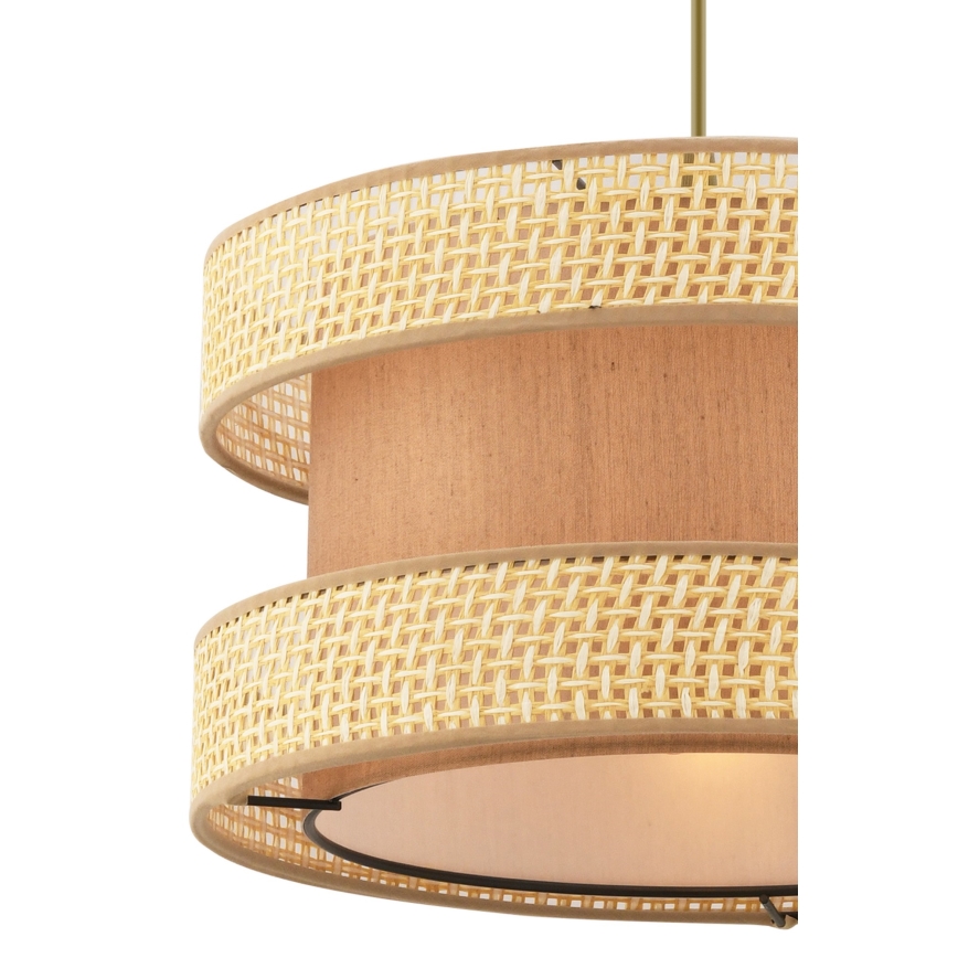 Pendelleuchte an Kabel HALO 1xE27/60W/230V braun/beige