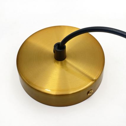 Pendelleuchte an Kabel HECTOR 1xE27/15W/230V weiß/messing Ø 25 cm