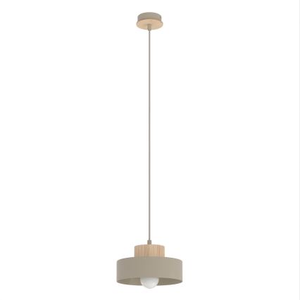 Pendelleuchte an Kabel KIVI 1xE27/15W/230V beige