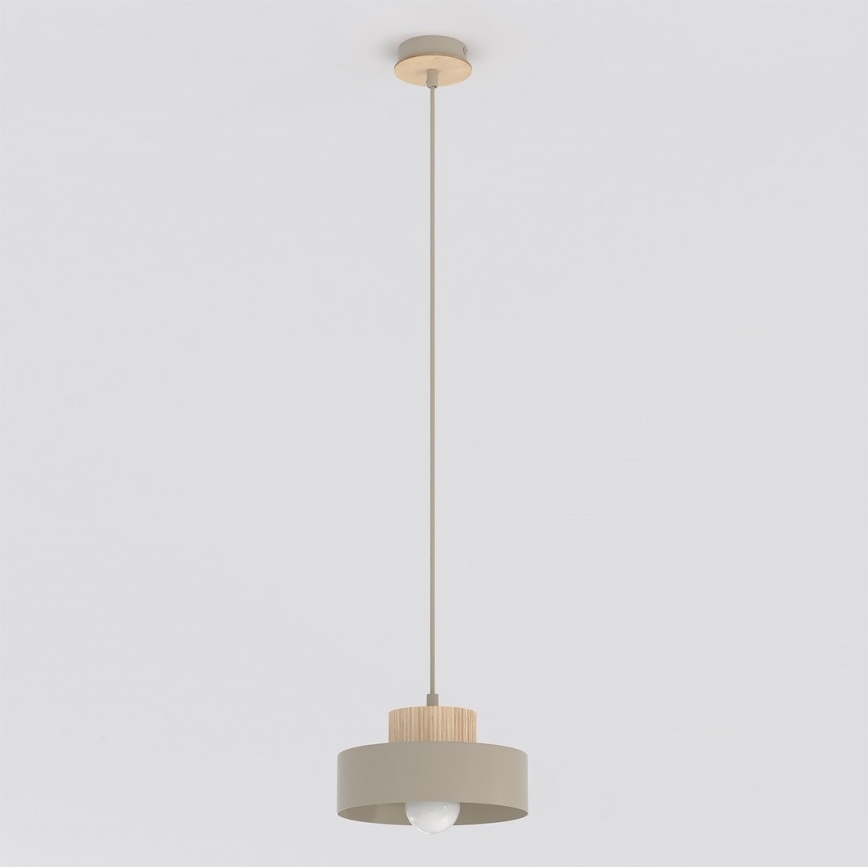 Pendelleuchte an Kabel KIVI 1xE27/15W/230V beige