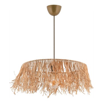 Pendelleuchte an Kabel MARISKA 1xE27/40W/230V Raffia