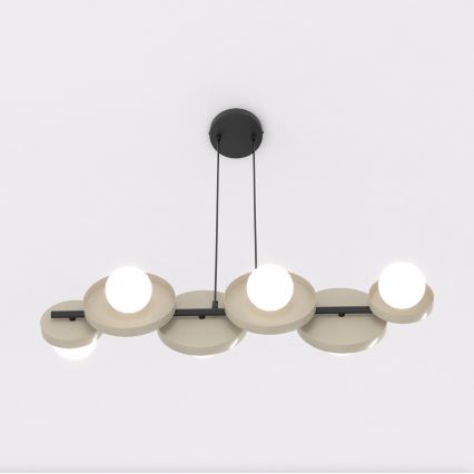 Pendelleuchte an Kabel MODEL 6xG9/8W/230V beige