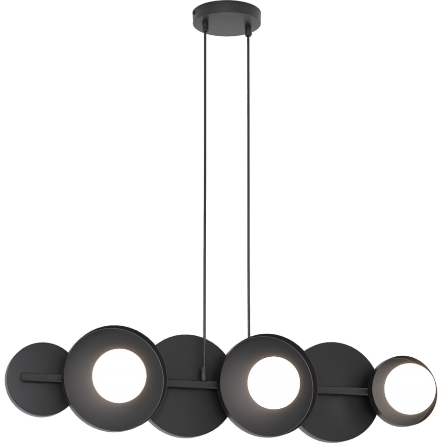 Pendelleuchte an Kabel MODELL 6xG9/8W/230V schwarz
