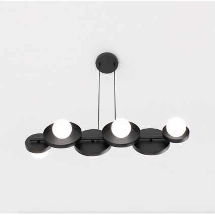 Pendelleuchte an Kabel MODELL 6xG9/8W/230V schwarz