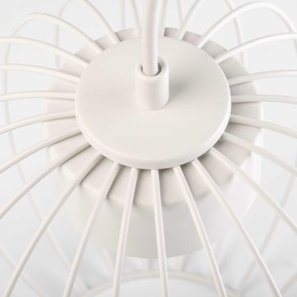 Pendelleuchte an Kabel OVELLA 1xGX53/10W/230V Ø 25 cm cremefarben