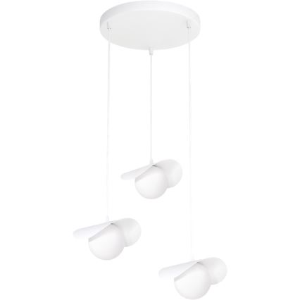 Pendelleuchte an Kabel RITUAL 3xG9/8W/230V weiß