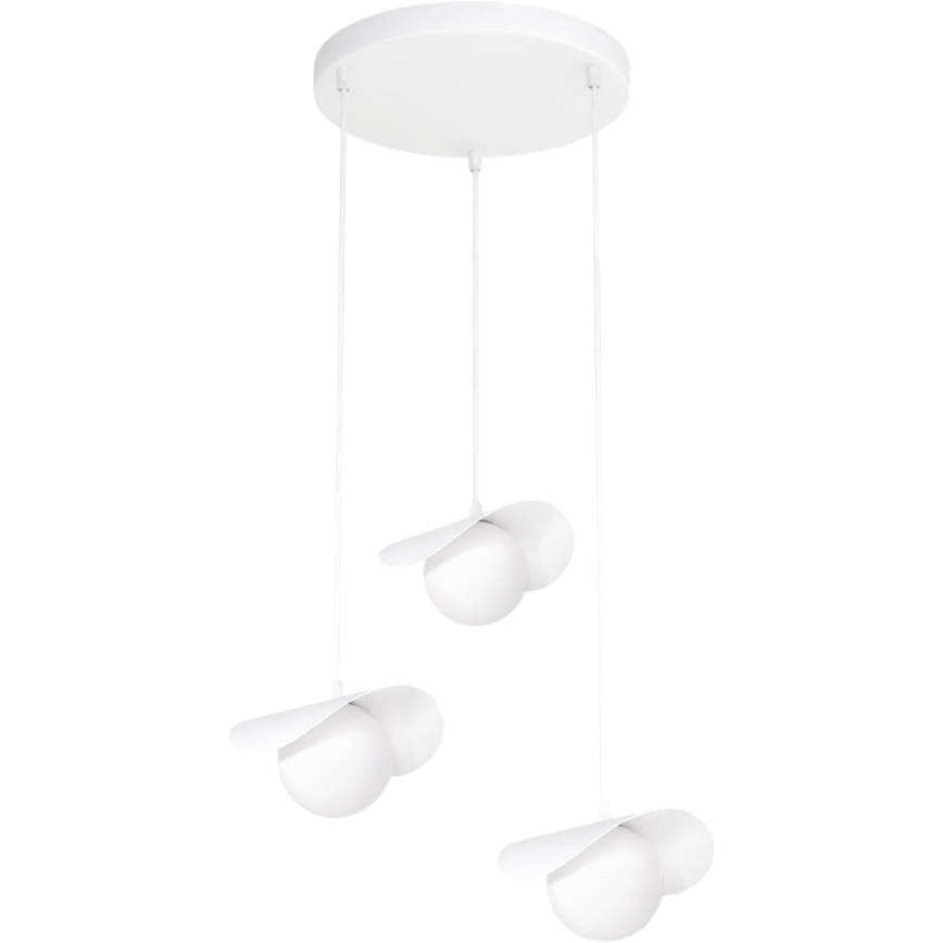 Pendelleuchte an Kabel RITUAL 3xG9/8W/230V weiß