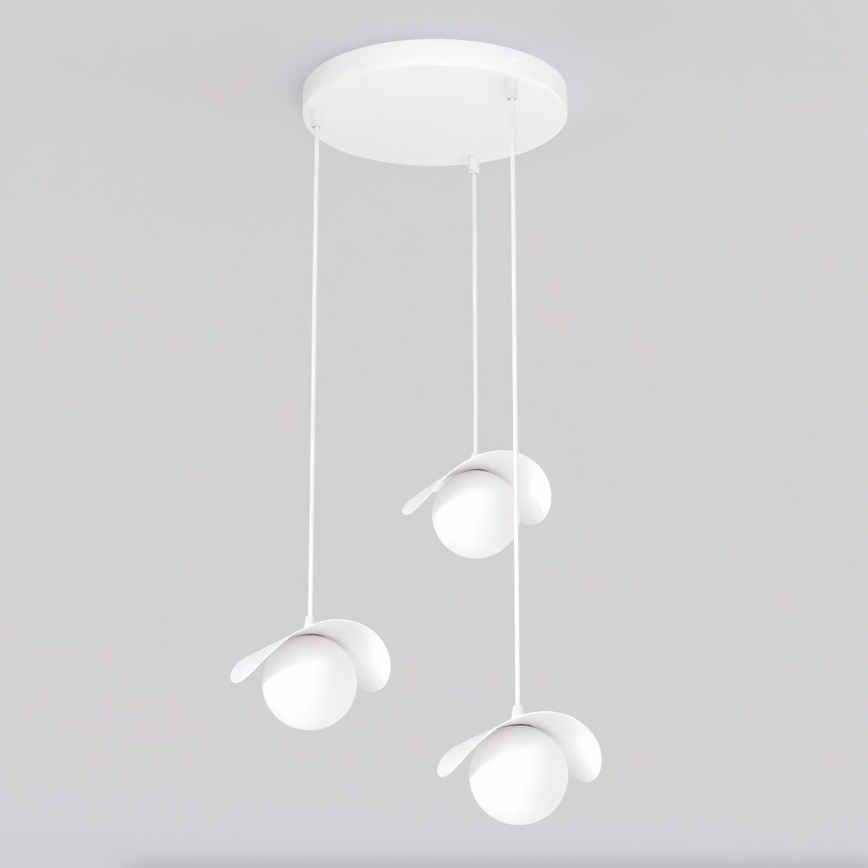 Pendelleuchte an Kabel RITUAL 3xG9/8W/230V weiß