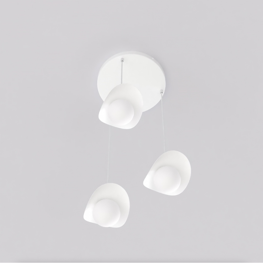 Pendelleuchte an Kabel RITUAL 3xG9/8W/230V weiß