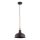 Pendelleuchte an Kabel RODOS 1xE27/15W/230V schwarz