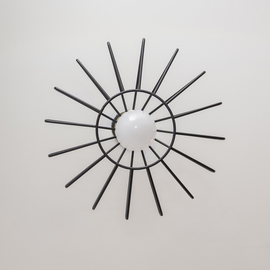 Pendelleuchte an Kabel SOLANO 1xE27/15W/230V schwarz/gold