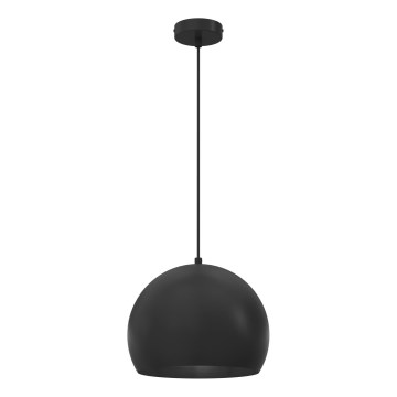 Pendelleuchte an Kabel SOOL 1xE27/15W/230V, Durchmesser 27 cm, schwarz