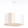 Pendelleuchte an Kabel STRIPES 1xE27/60W/230V Ø 40 cm cremefarben
