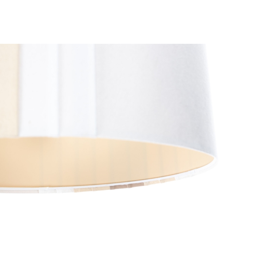 Pendelleuchte an Kabel STRIPES 1xE27/60W/230V Ø 40 cm cremefarben