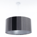 Pendelleuchte an Kabel STRIPES 1xE27/60W/230V Ø 40 cm grau