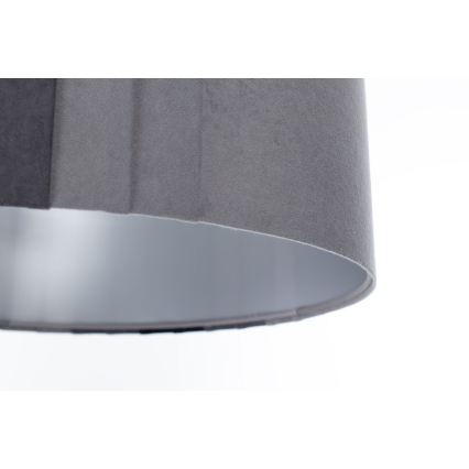 Pendelleuchte an Kabel STRIPES 1xE27/60W/230V Ø 40 cm grau