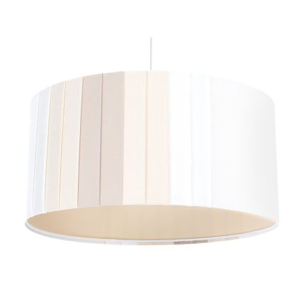 Pendelleuchte an Kabel STRIPES 1xE27/60W/230V Ø 60 cm cremefarben