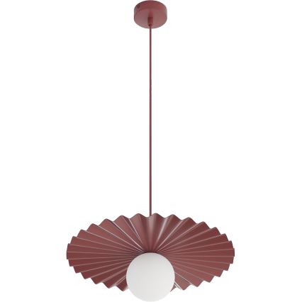 Pendelleuchte an Kabel UMBRA 1xG9/8W/230V rot