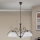 Pendelleuchte an Kette RULA 3xE27/40W/230V Ø 70 cm weiß/bronze