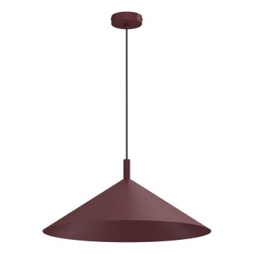Pendelleuchte an Seil ANEGA 1xGX53/15W/230V Ø 50 cm burgunderrot