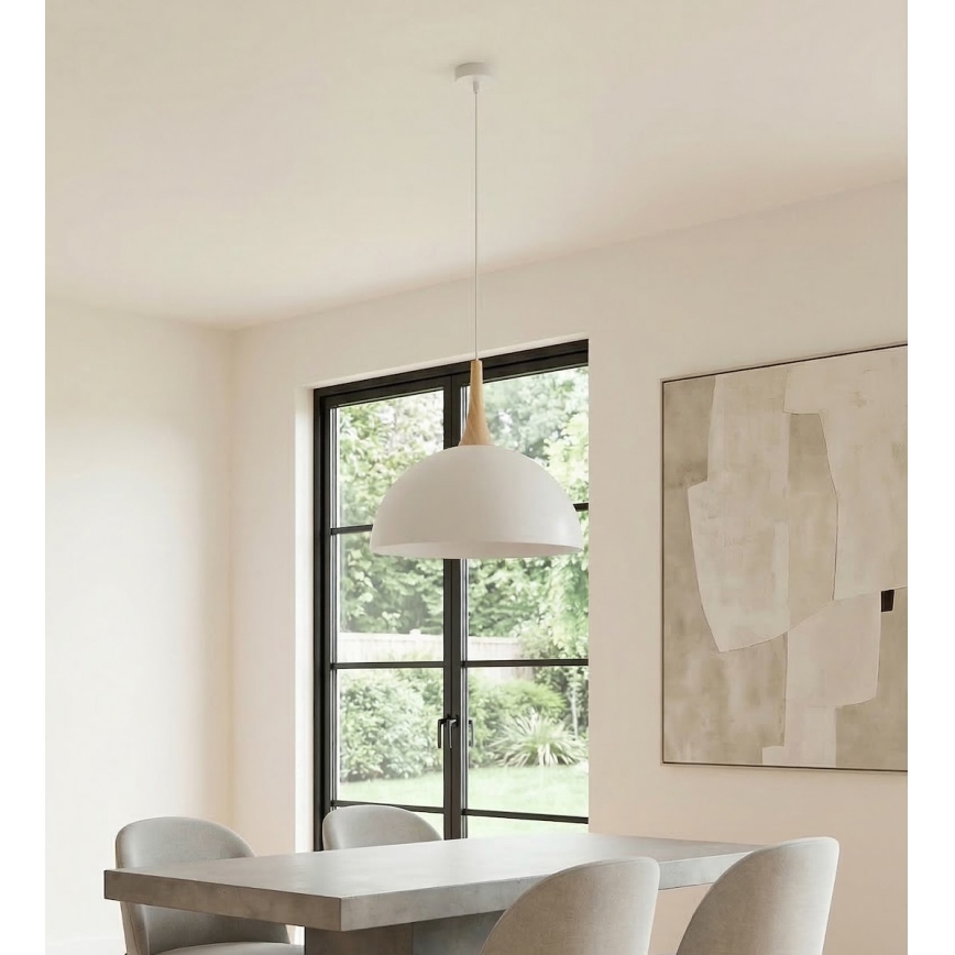 Pendelleuchte an Stahlseil NAUTICA 1xGX53/12W/230V weiß