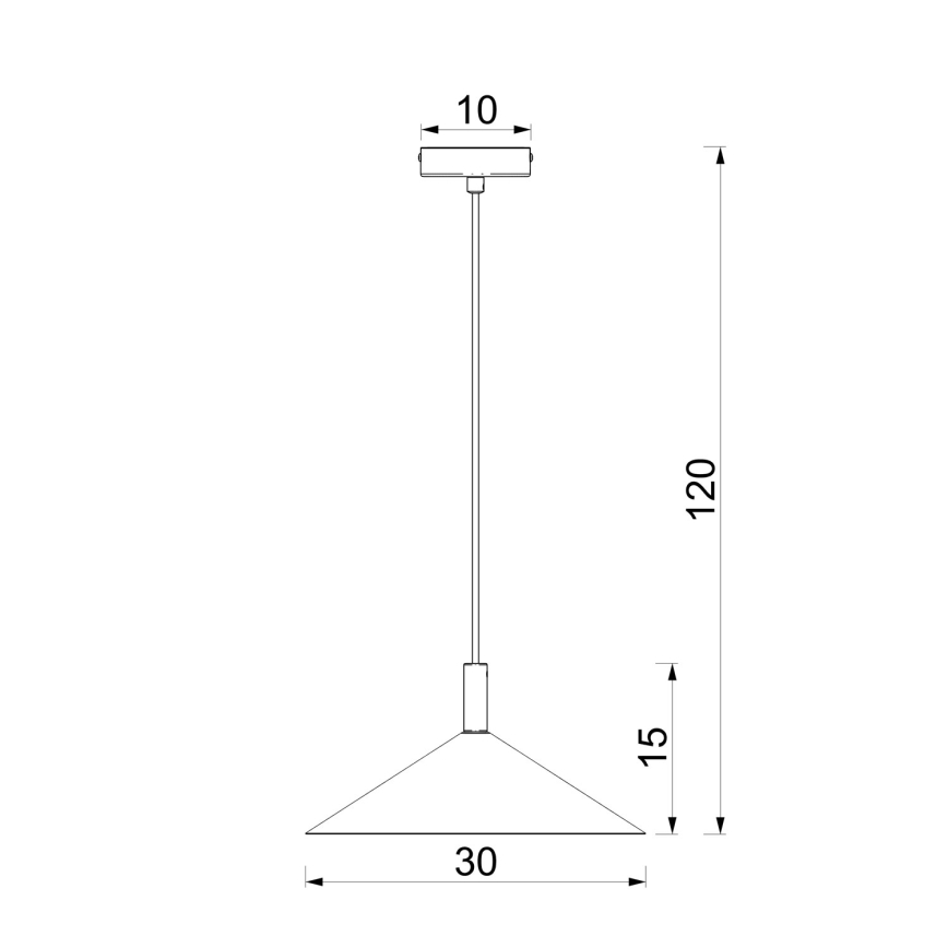Pendelleuchte ANEGA 1xGX53/15W/230V Ø 30 cm cremefarben