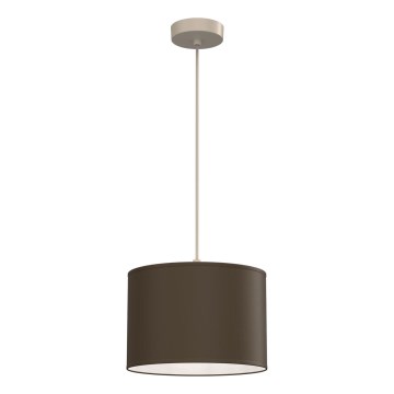 Pendelleuchte ARDEN 1xE27/15W/230V Ø 25 cm beige/braun