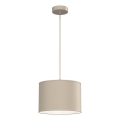 Pendelleuchte ARDEN 1xE27/15W/230V, Ø 25 cm, beige