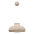 Pendelleuchte BASCA mit Kabel 1xE27/15W/230V, beige