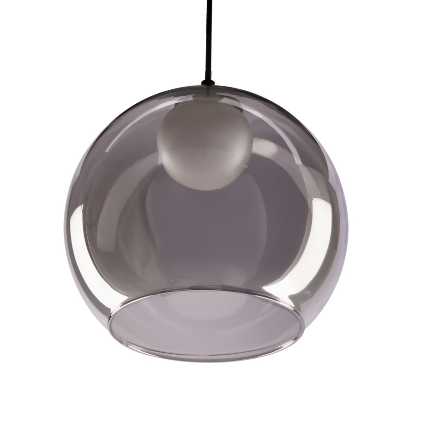 Pendelleuchte BRIN 1xG9/15W/230V rauchschwarz