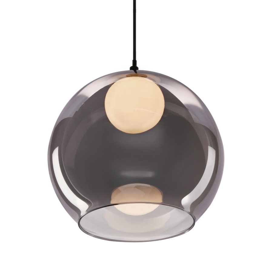 Pendelleuchte BRIN 1xG9/15W/230V rauchschwarz