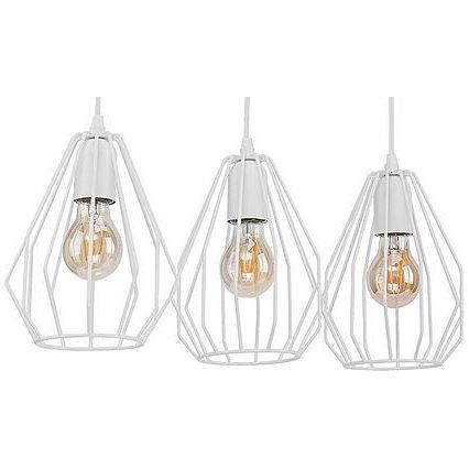 Pendelleuchte BRYLANT 3xE27/60W/230V weiß