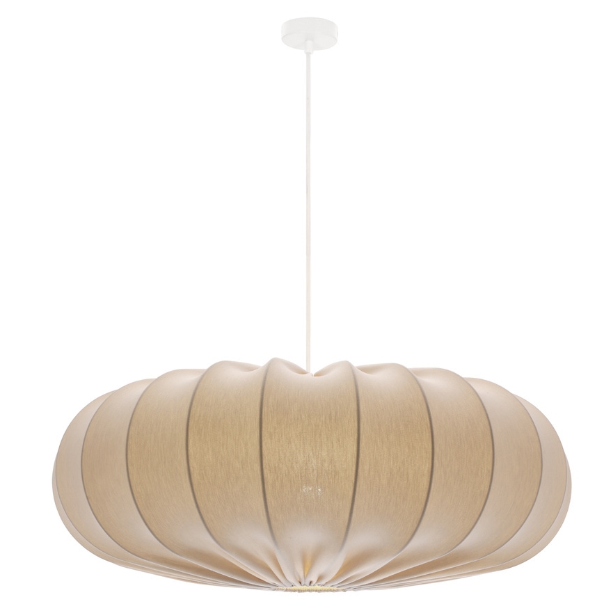 Pendelleuchte CAFEE mit Kabelaufhängung 1xE27/40W/230V, Ø 66 cm, Beige