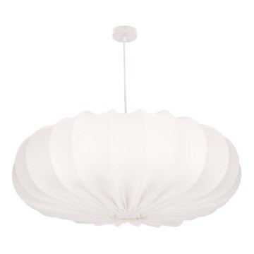 Pendelleuchte CAFEE mit Seilaufhängung, 1×E27/40W/230V, Ø 66 cm, weiß