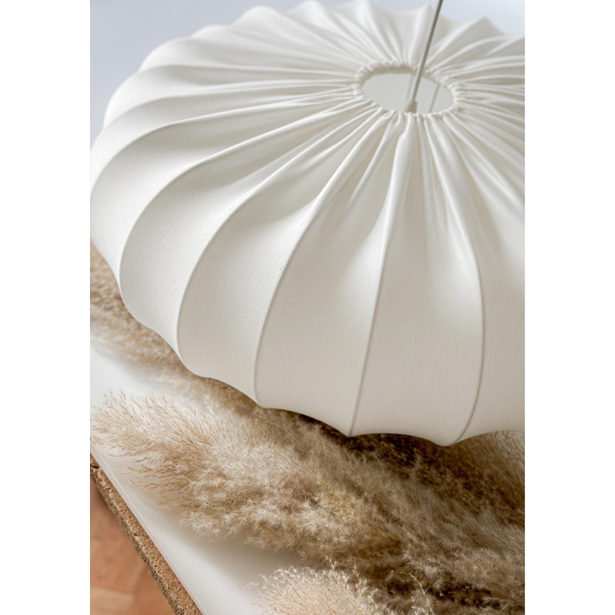 Pendelleuchte CAFEE mit Seilaufhängung, 1×E27/40W/230V, Ø 66 cm, weiß