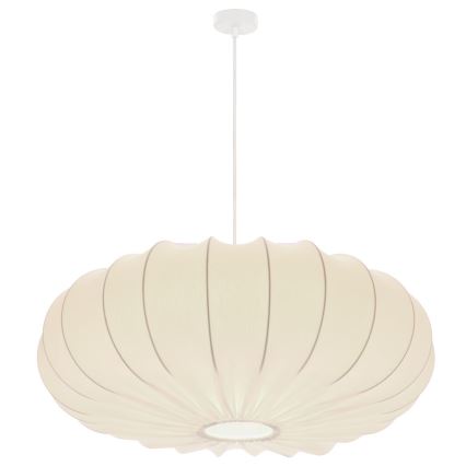 Pendelleuchte CAFEE mit Seilaufhängung, 1×E27/40W/230V, Ø 66 cm, weiß