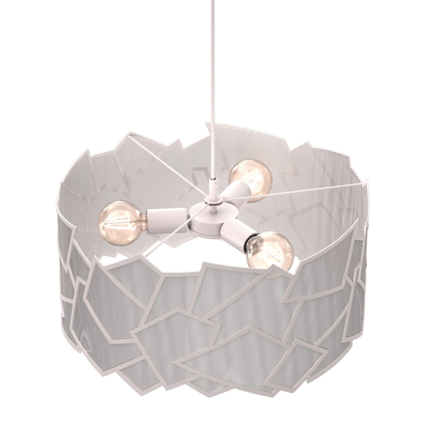 Pendelleuchte CAMO 3xE27/15W/230V beige