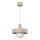 Pendelleuchte CANAN mit Kabelaufhängung, 1xE27/15W/230V, Ø 29 cm, beige