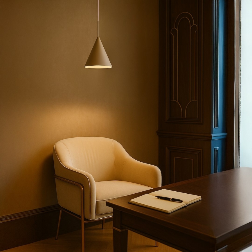 Pendelleuchte CAPITAL 1xGX53/15W/230V, Durchmesser 17 cm, beige