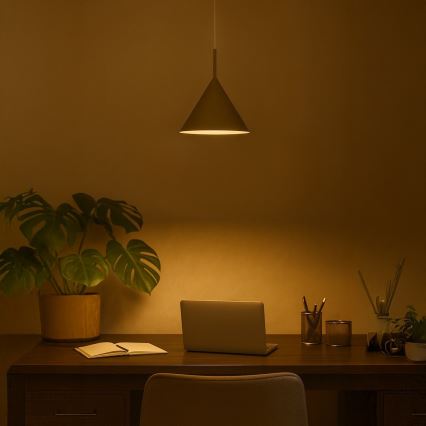 Pendelleuchte CAPITAL 1xGX53/15W/230V Ø 32 cm beige