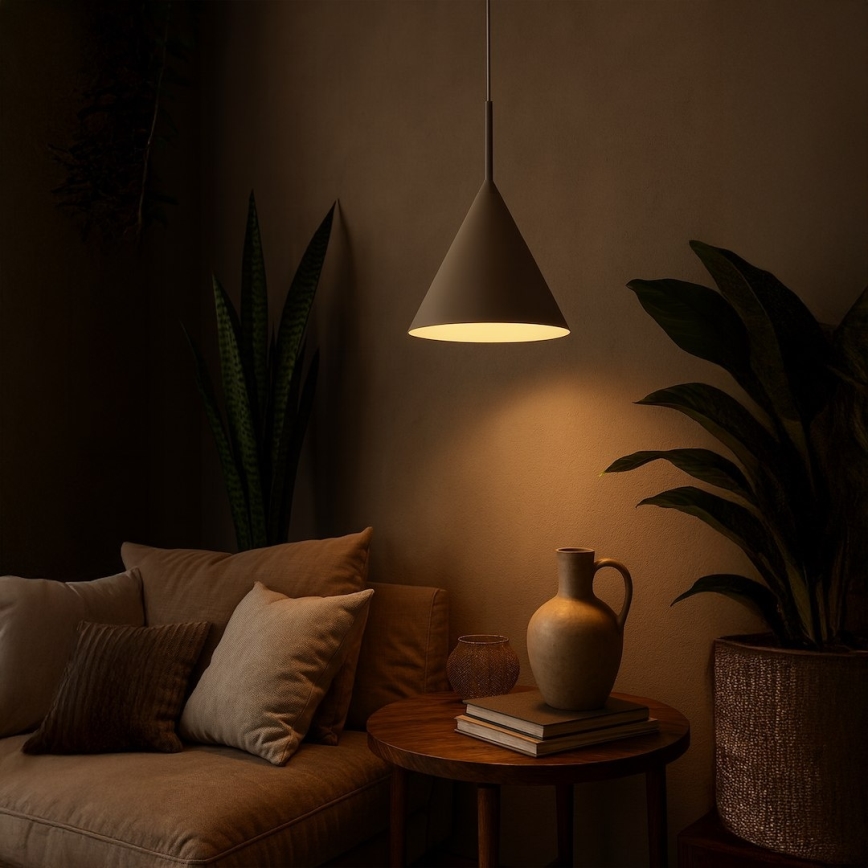 Pendelleuchte CAPITAL 1xGX53/15W/230V Ø 32 cm beige