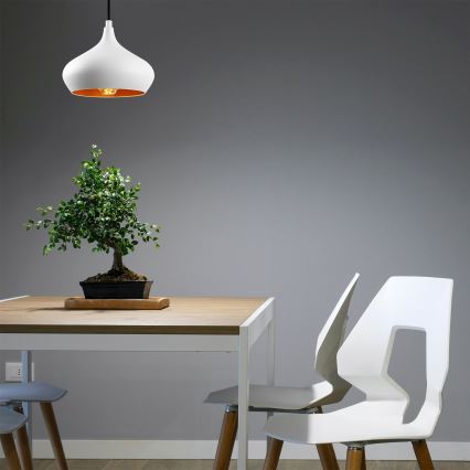 Pendelleuchte DODO 1xE27/40W/230V, weiß