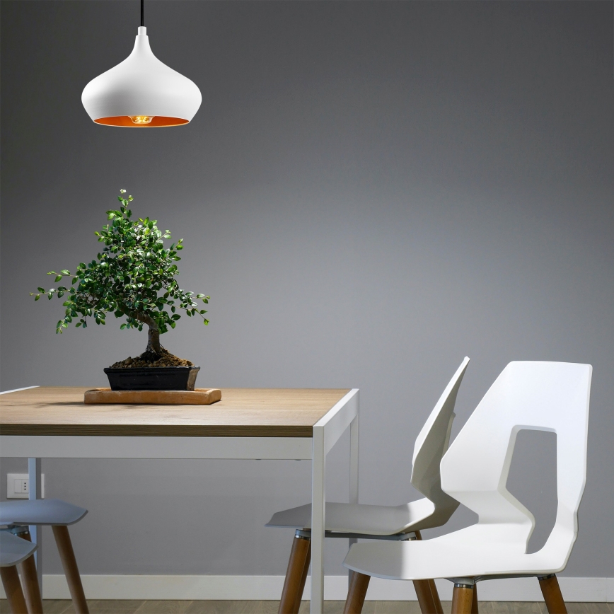 Pendelleuchte DODO 1xE27/40W/230V, weiß