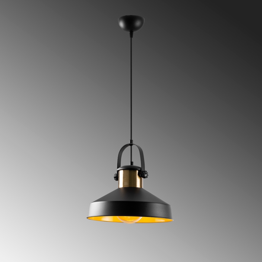 Pendelleuchte DODO mit Kabel 1xE27/40W/230V schwarz/bronze