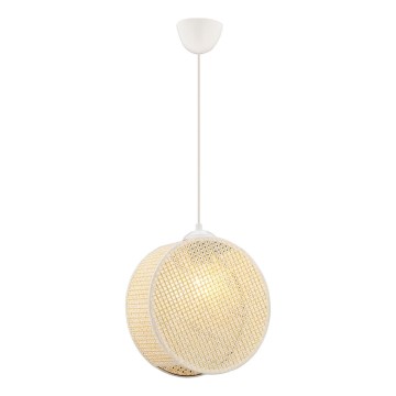 Pendelleuchte DRUM 1xE27/60W/230V cremefarben